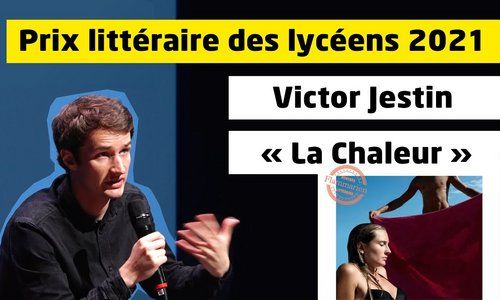 La réaction de Victor Jestin, élu prix littéraire des lycéens 2021 pour son roman « La Chaleur »