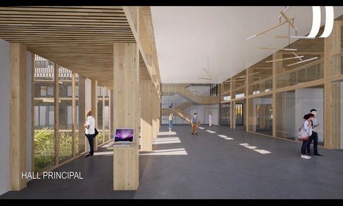 Projet architectural du futur lycée de Saint-Philbert-de-Grand-Lieu
