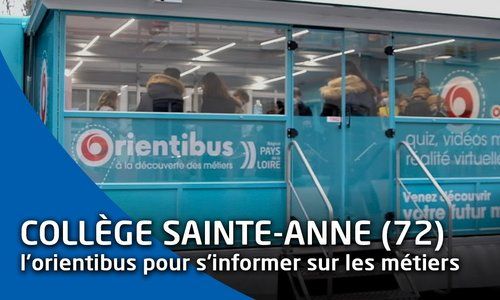 L'Orientibus présente les métiers aux élèves du collège Sainte-Anne